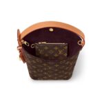 Monogram All In BB ALL IN BB Old Flower Print Detachable Zipper Inner Pocket Monogram Coated Canvas One-shoulder Handbag Small Size Women's Brown - Image 5