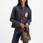 LOUIS VUITTON NÉONOÉ BB Detachable Adjustable Shoulder Strap Old Flower Full Print Coated Canvas Bull Leather Bucket Bag Crossbody Handbag Mini Women's Brown - Image 8