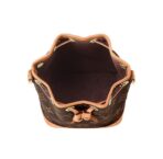 LOUIS VUITTON NOE Detachable Adjustable Shoulder Strap Drawstring Cowhide Bucket Bag Handheld Single Shoulder Crossbody Bag Mini Women's Brown Old Flower - Image 7
