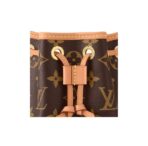 LOUIS VUITTON NOE Detachable Adjustable Shoulder Strap Drawstring Cowhide Bucket Bag Handheld Single Shoulder Crossbody Bag Mini Women's Brown Old Flower - Image 8