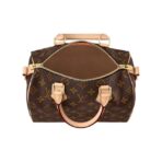 LOUIS VUITTON Speedy Series 25 Detachable Adjustable Shoulder Strap Classic Old Flower Full Print Coated Canvas Cowhide Trim Pillow Bag Single Shoulder Crossbody Handbag Women's Brown - Image 4