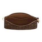 LOUIS VUITTON Marijuana General Classic Old Flower Canvas Cowhide Leather Trim Armpit Bag Handbag Shoulder Bag Regular Women's Brown - Image 4