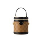 LOUIS VUITTON Cannes Classic Old Flower Fortune Bucket Coated Canvas Cowhide Trim Bucket Bag Handbag Single Shoulder Crossbody Bag Small Size Women's Brown - Image 4