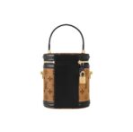 LOUIS VUITTON Cannes Classic Old Flower Fortune Bucket Coated Canvas Cowhide Trim Bucket Bag Handbag Single Shoulder Crossbody Bag Small Size Women's Brown - Image 5