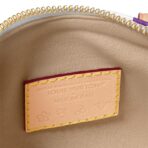 LOUIS VUITTON x Takashi Murakami Takashi Murakami Co-branded NANO SPEEDY White Tricolor Coated Canvas Leather Trim Boston Bag Crossbody Handbag Super Mini Women's White Light Brown - Image 6