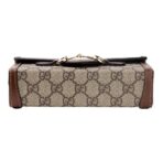 GUCCI Gucci Horsebit 1955 Horse Buckle Old Flower Logo Canvas Leather Box Bag Single Shoulder Crossbody Bag Mini Same Style for Men and Women - Image 5