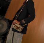 GUCCI Gucci Horsebit 1955 Horse Buckle Old Flower Logo Canvas Leather Box Bag Single Shoulder Crossbody Bag Mini Same Style for Men and Women - Image 8