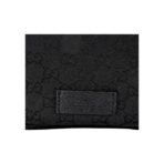 GUCCI Gucci Double G Series Brand Logo Double G Old Flower Full Printed Striped Webbing Nylon Mailer Bag Shoulder Bag Crossbody Bag Men's Black - Image 6