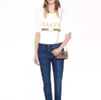 GUCCI Gucci Three-dimensional Cherry Decoration Old Flower Logo Canvas Leather Canvas Bag Chain Bag Cross-body Shoulder Bag Mini Women's - Image 6