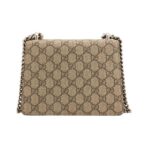 GUCCI Gucci Dionysus Tiger Head Buckle Old Flower Logo Chain Shoulder Strap Canvas Suede Crossbody Shoulder Bag Women's - Image 4