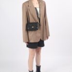CHANEL CF Square Fatty Classic Diamond Gold Buckle Leather Chain Shoulder Strap Adjustable Sheepskin Crossbody Shoulder Bag Mini Women's Black - Image 7