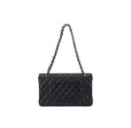 CHANEL Classic Flap CF Classic Diamond Gold Buckle Chain Shoulder Strap Leather Chain Caviar Cowhide Bag Cross-body Bag Shoulder Bag Medium Size Women's Black - Image 4