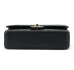 CHANEL Classic Flap CF Classic Diamond Gold Buckle Chain Shoulder Strap Leather Chain Caviar Cowhide Bag Cross-body Bag Shoulder Bag Medium Size Women's Black - Image 5