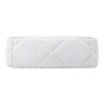 [Early Spring Series] CHANEL Chanel Chanel 19Bag Diamond Flap Leather Chain Chain Sheepskin Handheld Shoulder Crossbody Bag Regular Women's White - Image 5