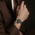 ROLEX Cosmic Datona Series Automatic Mechanical Movement Waterproof Chronograph Black Timepiece Diamond Men's Watch Swiss Watch 40mm Black Dial K Gold 18ct Gold Case - Image 3