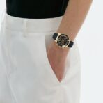 ROLEX Cosmic Datona Series Automatic Mechanical Movement Waterproof Chronograph Black Timepiece Diamond Men's Watch Swiss Watch 40mm Black Dial K Gold 18ct Gold Case - Image 4