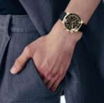 ROLEX Cosmic Datona Series Automatic Mechanical Movement Waterproof Chronograph Black Timepiece Diamond Men's Watch Swiss Watch 40mm Black Dial K Gold 18ct Gold Case - Image 5