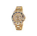 ROLEX Rolex Greenwich II Automatic Mechanical Movement Waterproof Men's Watch Swiss Watch 40mm Gold Dial Gold Case Gold Strap