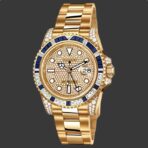 ROLEX Rolex Greenwich II Automatic Mechanical Movement Waterproof Men's Watch Swiss Watch 40mm Gold Dial Gold Case Gold Strap - Image 3