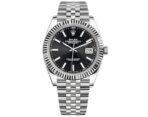 ROLEX Rolex Log Series Automatic Mechanical Movement 100m Waterproof Men's Swiss Watch 41mm Black Dial Yellow Gold Steel Case Oyster Steel Strap - Image 10