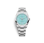 ROLEX Rolex Oyster Perpetual Tiffany Blue/Tiffany Blue Automatic Mechanical Movement 100m Waterproof Women's Watch Swiss Watch 36mm Blue Dial Oyster Steel Case