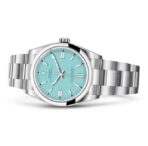 ROLEX Rolex Oyster Perpetual Tiffany Blue/Tiffany Blue Automatic Mechanical Movement 100m Waterproof Women's Watch Swiss Watch 36mm Blue Dial Oyster Steel Case - Image 3