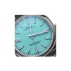 ROLEX Rolex Oyster Perpetual Tiffany Blue/Tiffany Blue Automatic Mechanical Movement 100m Waterproof Women's Watch Swiss Watch 36mm Blue Dial Oyster Steel Case - Image 6
