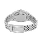 ROLEX Rolex Log Series Automatic Mechanical Movement 100m Waterproof Unisex Men's and Women's Same Style Swiss Watch 36mm Green Dial Oyster Steel 18ct White Gold Case - Image 4