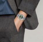 ROLEX Rolex Log Series Automatic Mechanical Movement 100m Waterproof Unisex Men's and Women's Same Style Swiss Watch 36mm Green Dial Oyster Steel 18ct White Gold Case - Image 6
