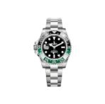 ROLEX Greenwich II Automatic Mechanical Movement 100m Waterproof Men's Watch Swiss Watch 40mm Black Dial Oyster Steel Strap