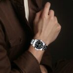 ROLEX Rolex Air King Automatic Mechanical Movement Waterproof Automatic Mechanical Men's Watch Swiss Watch 40mm Black Dial Oyster Steel Case Oyster Steel Strap - Image 6