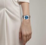 ROLEX Oyster Perpetual Automatic Mechanical Movement 100m Waterproof Women's Watch Swiss Watch 28mm Blue Dial Oyster Steel Case Oyster Steel Strap - Image 3