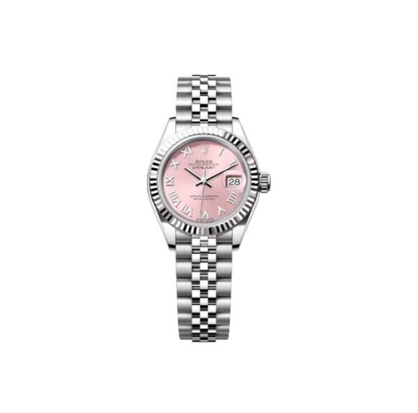 ROLEX Rolex Women's Log Series Automatic Mechanical Movement 100m Waterproof Women's Watch Swiss Watch 28mm Pink Dial Oyster Steel Strap