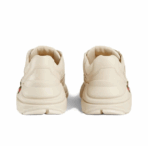 GUCCI Gucci Rhyton Vintage Logo Shock-absorbing Anti-slip Wear-resistant Low-top Dad Shoes Women's Ivory White - Image 6