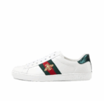 GUCCI Gucci ACE Cowhide Fashion Sneakers Men's White Green